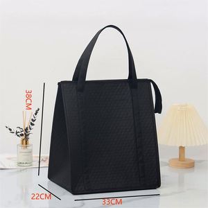 Non Woven <b>Insulated</b> Bag with Zipper Closure and Handle for Food Storage - Product Image 2