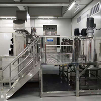 Homogénéisateur mélangeur de dentifrice haute capacité 50 kW avec capacité de 5 L, matériau SUS304, moteur servo pour le traitement de produits chimiques liquides