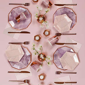 Ensemble d'assiettes et de tasses jetables de style INS, 7 pouces, 9 pouces, prix super bas pour les fêtes de mariage, d'anniversaire et de festival - Product Image 6