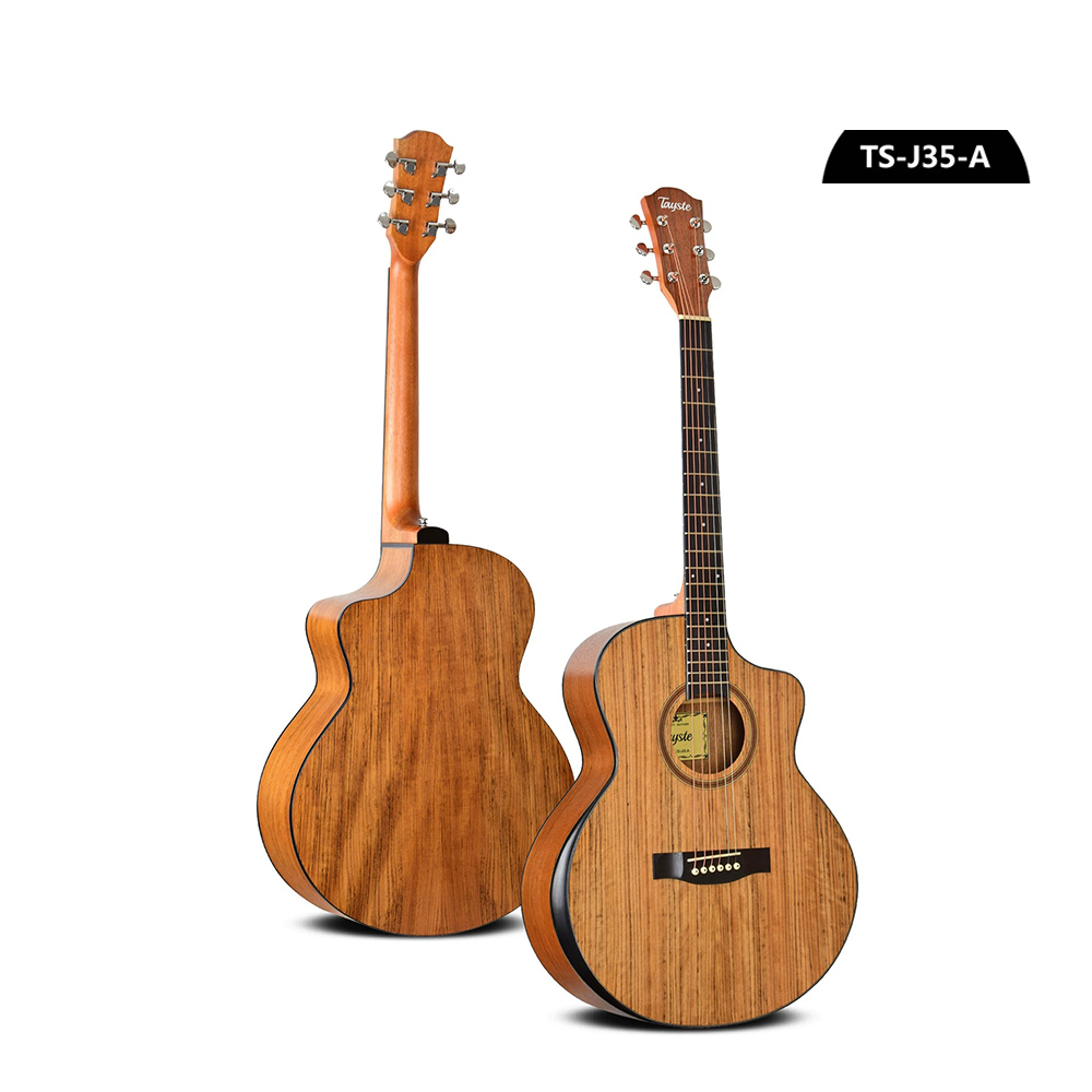 Guitarra JF con cuerpo totalmente de madera de nogal.