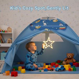 Cadeaux parfaits pour les enfants sur le thème de l'espace avec tunnel, tente de jeu pour enfants en intérieur - Product Image 3