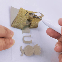 Rouleaux de vinyle thermocollant 3D à effet gonflé, pailleté et imperméable - Vinyle HTV pour décoration de fêtes, autocollants faciles à découper et à appliquer au fer