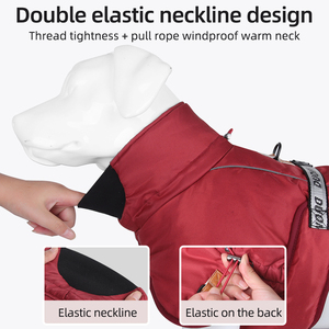 Abrigo Impermeable y Cortavientos <span class=keywords><strong>de</strong></span> Alta Calidad para Mascotas, Ropa <span class=keywords><strong>de</strong></span> Invierno Cálida para Perros, Chaqueta <span class=keywords><strong>de</strong></span> Algodón Resistente para Perros Grandes - Product Image 4