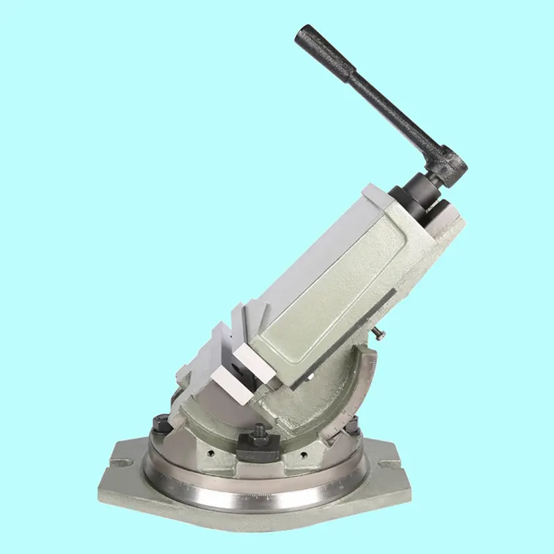 QHK Type Two Way Angle Tilting Machine Vise Milling/Drilling Press Vice with Swivel Base