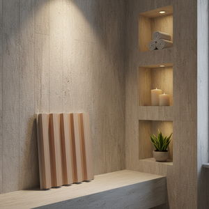 Panel de Pared Interior Estructural, Solución Impermeable para Paredes, Alternativa de <span class=keywords><strong>Madera</strong></span> Insonorizante, Panel de Pared Ranurado WPC para Decoración - Product Image 3