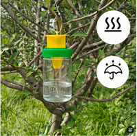 Wegwerp plastic hangende milieuvriendelijke niet-toxische draagbare insectenvangtool lokmiddel aantrekkingsmiddel fruitvliegval apparaat