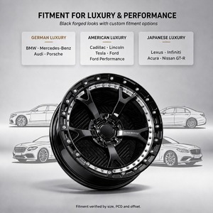 Rines de Aleación Forjados Personalizados JJS, PCD 5x112 5x108 5x114.3 5x120, 17 18 19 20 21 22 23 24 <span class=keywords><strong>25</strong></span> 26 Pulgadas, Cóncavos Profundos, B2B - Product Image 2