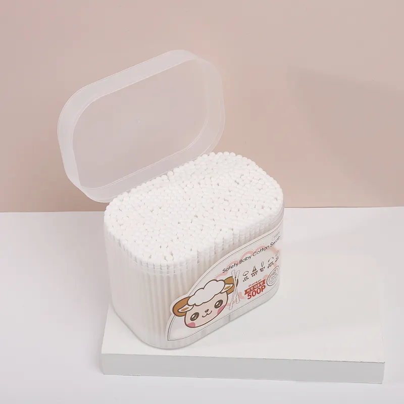 New packing zhejiang cotton swab 500 baby cotton ear buds