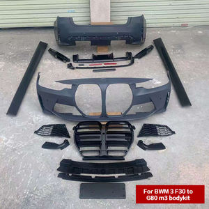 Kit carrosserie pour <span class=keywords><strong>BMW</strong></span> Série 3 F30 : pare-chocs avant, pare-chocs arrière, jupes latérales, mise à niveau style G80 M3 - Product Image 6