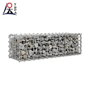 Коррозионно-стойкая сварная габионная коробка для украшения стен, каменная клетка, сетка для ограждения
