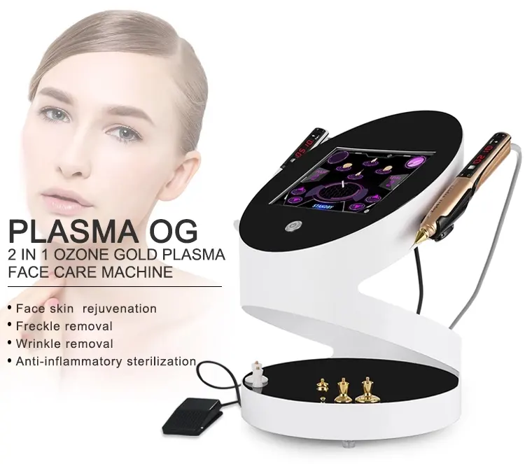 2024 hot sale ozone Plasma pen professional acne removal jet plasma System 2in1 plasma beauty pen For Facial Skin tightening