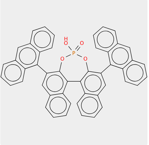 (S)-3,3′-Bis(9-antracenil)-1,1′-binaftil-2,2′-diil hidrogenofosfato cas:361342-52-1 - Product Image 1