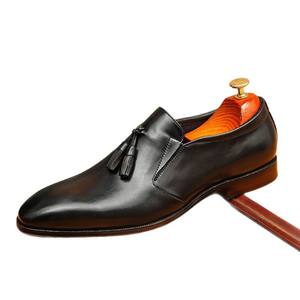 Zapatos de Cuero Antideslizantes de Alta Calidad para Hombre, Cuero Suave, Estilo Casual de Negocios, Suela Gruesa, Aumentan la Altura, Resistentes para Otoño - Product Image 2