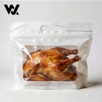 Bolsas Doypack Personalizadas de Plástico Impresas para Alimentos, Aptas para Microondas, Antivaho, para Pollo Asado en Rotisserie, con Cierre
