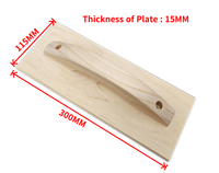 Truelle flottante en bois de qualité industrielle avec fonction carrée truelle de plâtrage avec manche en bois confortable