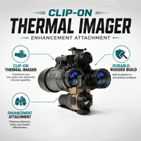 ELF-C PRO 2.4G Télécommande Double Fusion Vision Nocturne IP67 Étanche Faible Luminosité Imagerie Thermique Binoculaire Résolution 640x512
