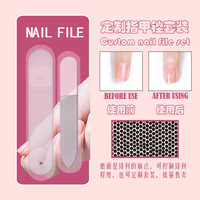 Mini lime à ongles personnalisée Loge Boomerang Lime à ongles en gel Logo personnalisé Lime à ongles