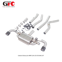 Sistema de Escape Catback GFC para BMW 120i 125i F20 B48 2.0T 2015-2019, Sistema de Escape con Válvula Eléctrica para Automóvil, Fabricado con Tubo SUS30
