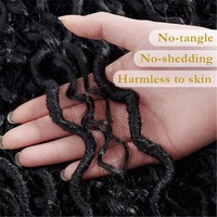 Extensions de tresses pré-torsadées de haute qualité en gros, extensions de cheveux tressés africains, extensions de cheveux Afro Twist pour femmes