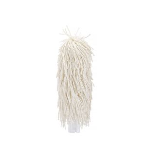 Brosses de polissage en verre HENDI, blanches, moyennes, 205x55mm, lot de 2, équipement de nettoyage - Product Image 1