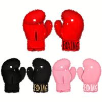 Ballons d'anniversaire Champion Boxeur Fight Club, Ballon en aluminium Gants de boxe, Fournitures de fête de lutte