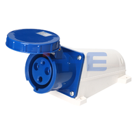 Prise de courant industrielle murale HFE 63A 220V IP44