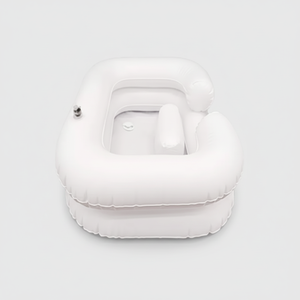Bassin de lavage de cheveux gonflable en PVC portable pour les soins à domicile des patients - Product Image 1