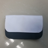 Sac à cosmétiques en toile vierge pour sublimation, impression personnalisée par transfert thermique, trousse à crayons – Ventes Flash