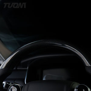 Volant en Fiber de carbone de haute qualité pour Range Rover <span class=keywords><strong>Velar</strong></span> <span class=keywords><strong>SVR</strong></span> L494 volant de voiture en Fiber de carbone - Product Image 2