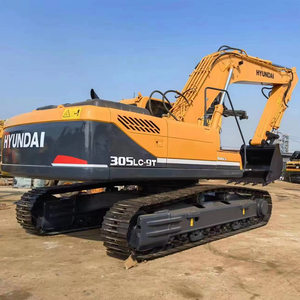 Excavatrice Hyundai 305LC-9T d'occasion haute performance, poids opérationnel de 35 tonnes, modèle 2020, moteur industriel lourd de qualité Hawe - Product Image 1