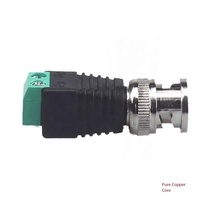 Adaptador BNC a Terminal de 2 Pines al por Mayor de Fábrica, Conector de Cable de Audio y Video BNC Macho Hembra sin Soldadura a Terminal Verde