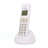 Telepon DECT Nirkabel Set Telepon DECT Tanpa Kabel dengan Konektor RJ11 untuk Kantor