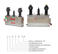 Transformateur combiné 100V 5A 10kV JLSZW-10 100/5A classe 0.2S connexion V/V pour comptage extérieur