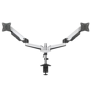 <span class=keywords><strong>Supporto</strong></span> da Scrivania per Doppio Monitor con Attacco a V, Braccio in Alluminio Completamente Articolato per Schermi LCD fino a 32 Pollici, Disponibile - Product Image 4