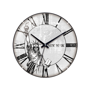 Modern Plastic Round Wall Quartz Analog Indoor Wall <strong>Clock</strong> for Home Decorative