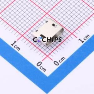 XUDF-0432-0121 USB Connector SMD Connector ( Connector Type: Micro-B )( Protocol Standard: USB 2.0 )( Gender: Female ) - Product Image 1