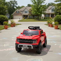 Voiture électrique pour enfants sous licence Ford F-150 Raptor 12V, 2 places, jouet à piles pour enfants, voiture à conduire pour enfants