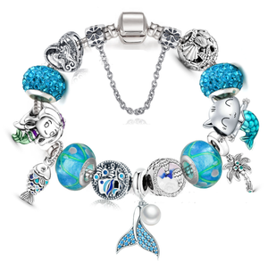 Bracelet de perles sur le thème de la <span class=keywords><strong>plage</strong></span> bracelet petite sirène pas cher - Product Image 1