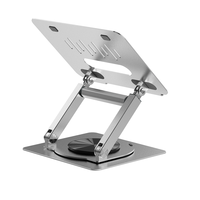Support pour ordinateur portable Great Roc Support pour ordinateur portable avec base rotative Support élévateur pour ordinateur portable à hauteur réglable