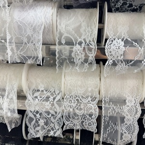 Erkoumi, encaje francés elegante personalizado <span class=keywords><strong>para</strong></span> mujer, ojal de nailon, tul, encaje Chantilly, adorno <span class=keywords><strong>para</strong></span> vestidos, accesorios de ropa, <span class=keywords><strong>cinta</strong></span> de encaje - Product Image 3