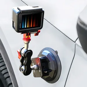Mobile Accessories 2024 Car Phone Holder Black Suction Cup 360 Degree Rotation Car Mount Tablet Holder