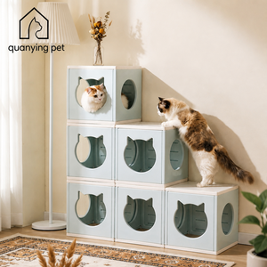 Cama Vertical Modular para Perros, Ahorra Espacio, Apilable, Ultraestable, Cueva Multi-Nivel para Perros, Uso en Interiores, Venta al Por Mayor, OEM - Product Image 1