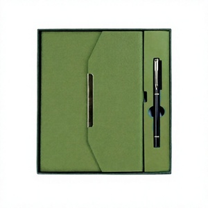 Set de Regalo de Cuaderno de Cuero con Logotipo Personalizado y Bolígrafo, Impresión Serigráfica Promocional, Papelería Escolar y de Oficina, Artículos Corporativos - Product Image 4