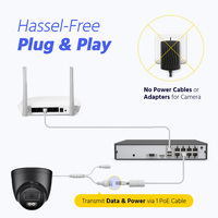 Caméra de sécurité ANNKE AC500 3K 5MP Smart Dual Light AI Human Vehicle Detection POE IP Camera Full Color CCTV Camera