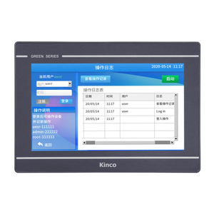 Écran tactile HMI Kin-co GL100E 10 pouces, TFT 1024x600, anti-lumière bleue, Cortex-A7, RS-232/485, USB, DTools, façade IP65, 24V - Product Image 1