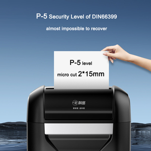 Déchiqueteuse <span class=keywords><strong>de</strong></span> documents professionnelle OEM ODM P5 2*15 mm pour bureau et domicile, micro-coupe sécurisée avec bac <span class=keywords><strong>de</strong></span> 20 L - Product Image 3