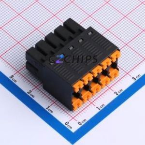 JL2EDGKNH-50805B01 Plug-in Terminal Block P=5.08mm Connector ( Connector Type: Plug )( Construction: 2x5P )( Pitch: 5.08mm ) - Product Image 2