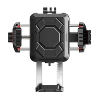 Support de téléphone pour moto anti-vibration 12V à 24V avec chargeur à induction