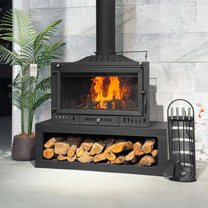 Chimenea <span class=keywords><strong>de</strong></span> Hierro Fundido Independiente <span class=keywords><strong>de</strong></span> Alta Potencia, Directo <span class=keywords><strong>de</strong></span> Fábrica, Calentador <span class=keywords><strong>de</strong></span> <span class=keywords><strong>Leña</strong></span> para Interiores, para Sala <span class=keywords><strong>de</strong></span> Estar y <span class=keywords><strong>Cocina</strong></span>, Diseño Tradicional - Product Image 4