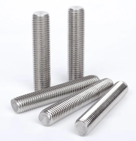 Zinc Coated Steel Metric Stud Bolt M14-M36 Right Hand Threaded Rod for General Industry Heavy Duty Applications